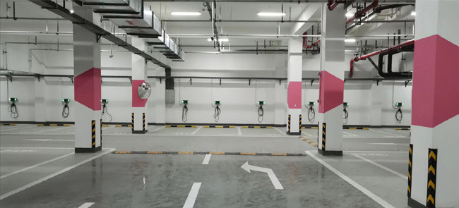 Laatste bedrijfscasus over 7KW huis EV het Laden Post