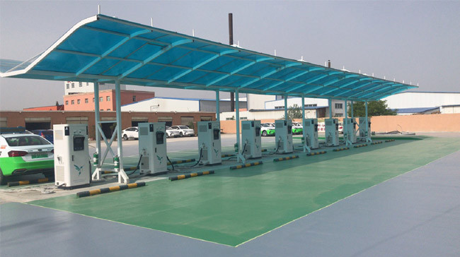 Laatste bedrijfscasus over 120KW gelijkstroom-het Laden Post in Yecheng, Xinjiang