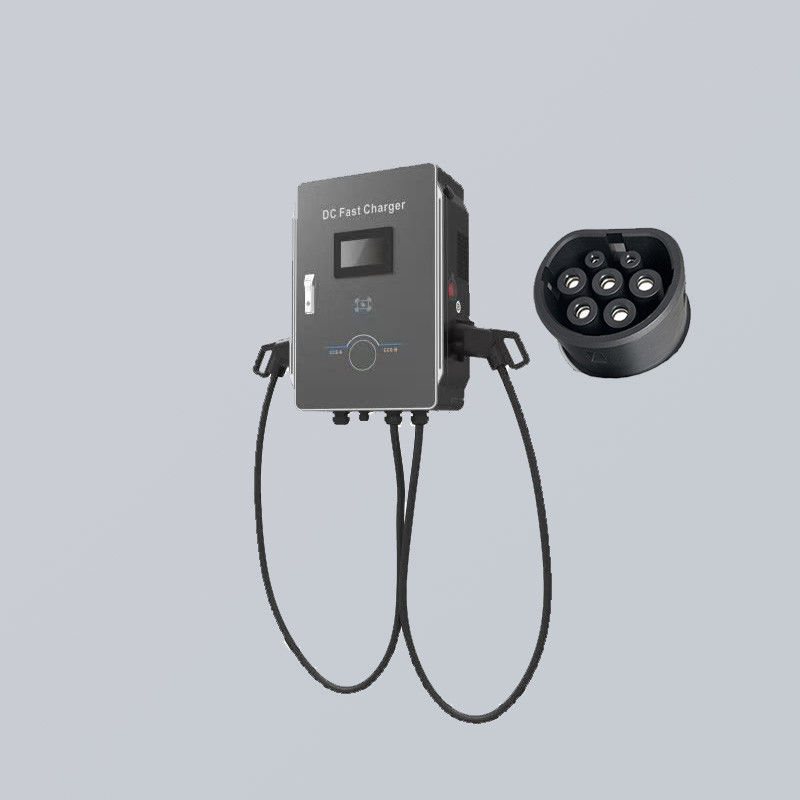 40kW DC Type2 Smart Wallbox Wall Mounted Ev Charger 4G communication
